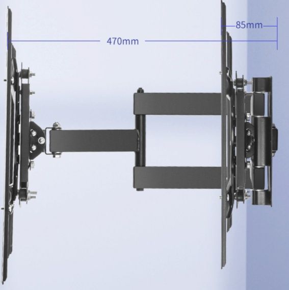 モニターアーム 多関節式横縦画面回転対応壁掛けモニターアーム