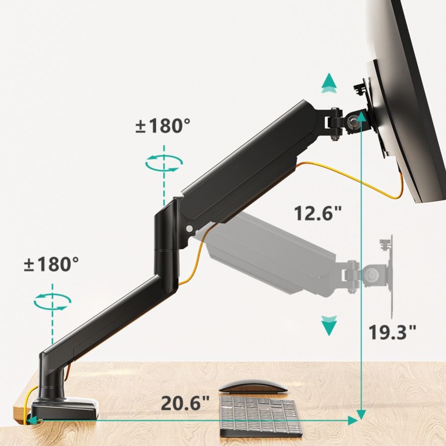 モニターアーム 単腕式可動型モニターアーム