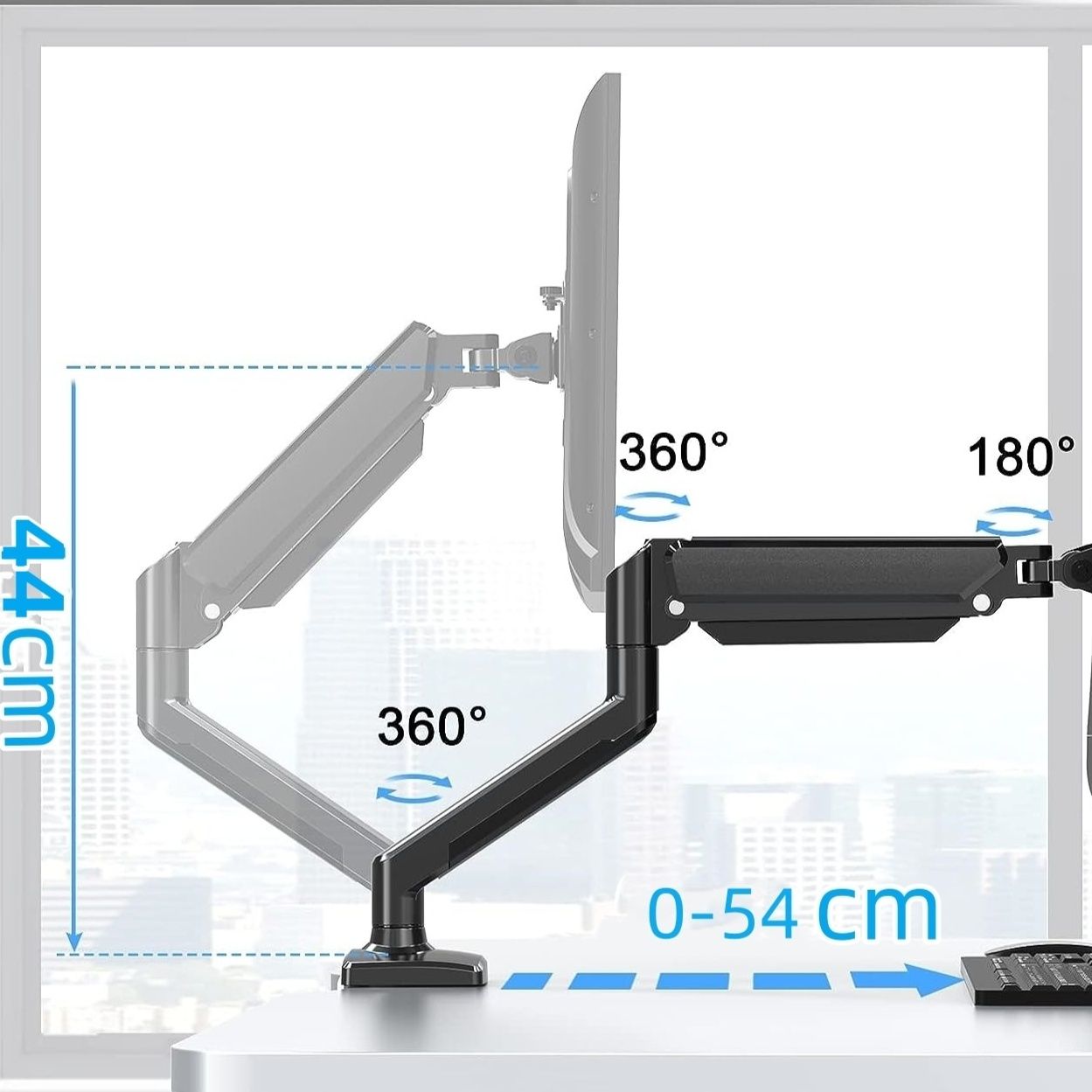 モニターアーム 単腕式可動型モニターアーム