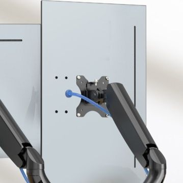 モニターアーム 高機能回転2画面対応モニターアーム