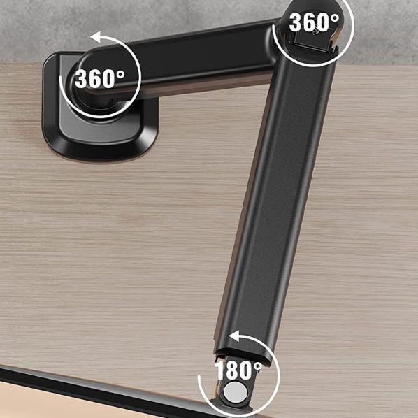 モニターアーム 多関節可動式シングルモニターアーム