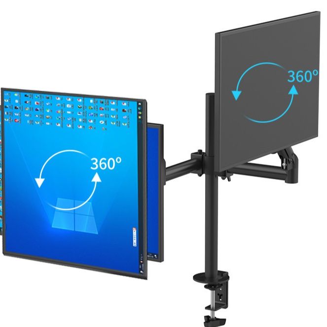 モニターアーム デュアル対応垂直可動式モニターアーム