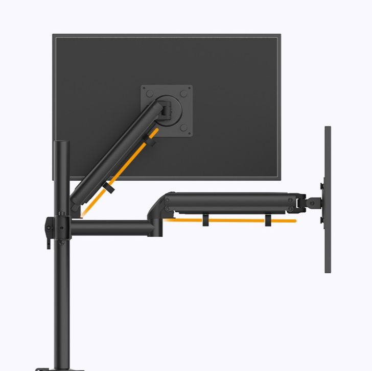 モニターアーム デュアル対応垂直可動式モニターアーム