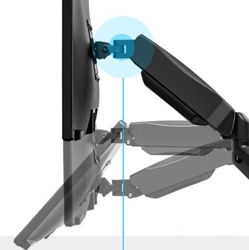 モニターアーム 双関節可動式デュアルディスプレイモニターアーム