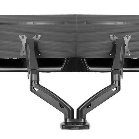 モニターアーム 双関節可動式デュアルディスプレイモニターアーム