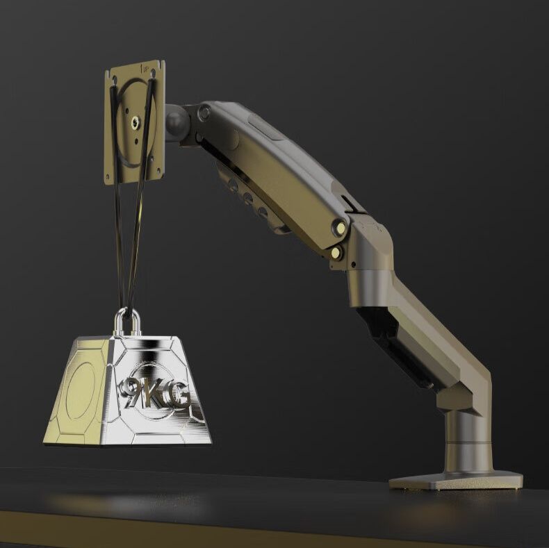 モニターアームデスク 人間工学設計単軸式モニターアーム