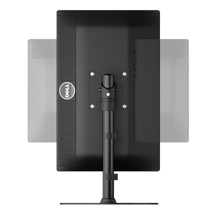 モニターアームデスク 縦横回転対応単軸式自立型モニタースタンド