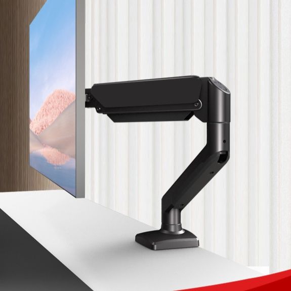 モニターアームデスク 気圧式昇降機能付き単腕型モニターアーム