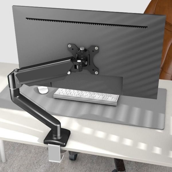 モニターアームデスク 気圧式昇降機能付き単腕型モニターアーム