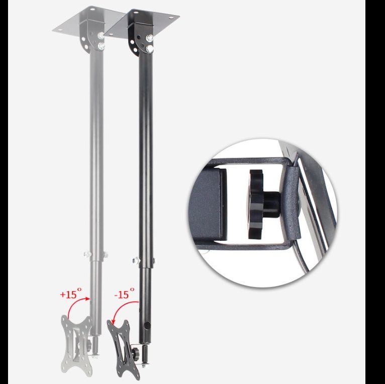 モニターアーム 天吊り式上下角度調整機能付きモニターアーム