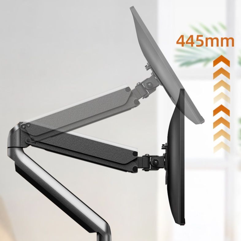 モニターアームデスク 多関節可動式単画面用取付型