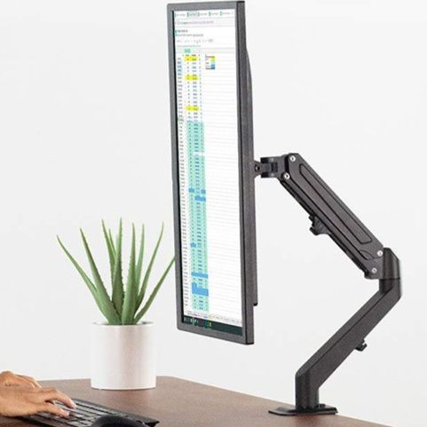 多関節式昇降機能付きデスク用モニターアーム