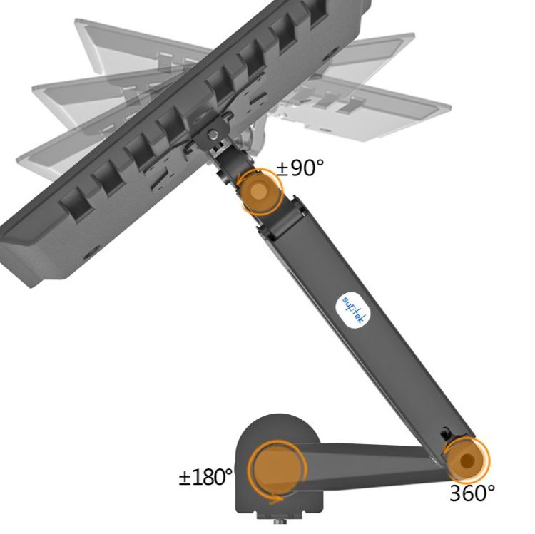 多関節式昇降機能付きデスク用モニターアーム
