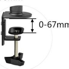 多関節式昇降機能付きデスク用モニターアーム