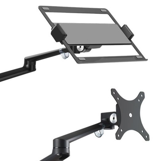 モニターアームデスク 多機能型ノートパソコン用昇降式回転台座