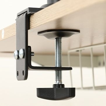 モニターアームデスク 多関節式昇降機能付き