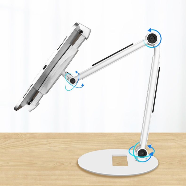 モニターアーム 多機能関節式タブレット端末用置き型スタンド