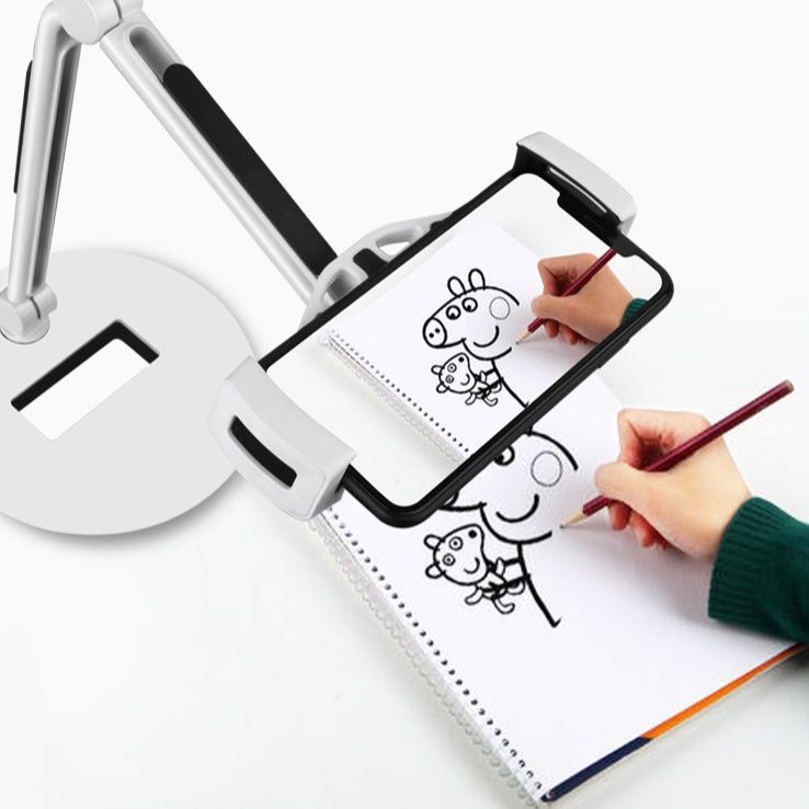 モニターアーム 多機能関節式タブレット端末用置き型スタンド