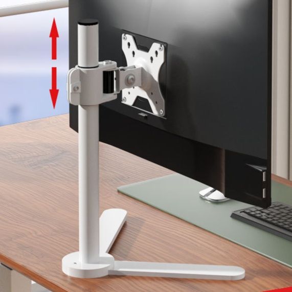  最大8キロ対応 高耐荷重単画面置き型モニタースタンド