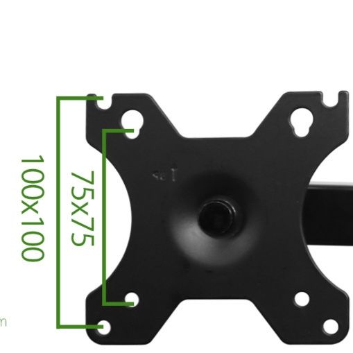 シングル対応多関節式デスク取付型モニターアーム