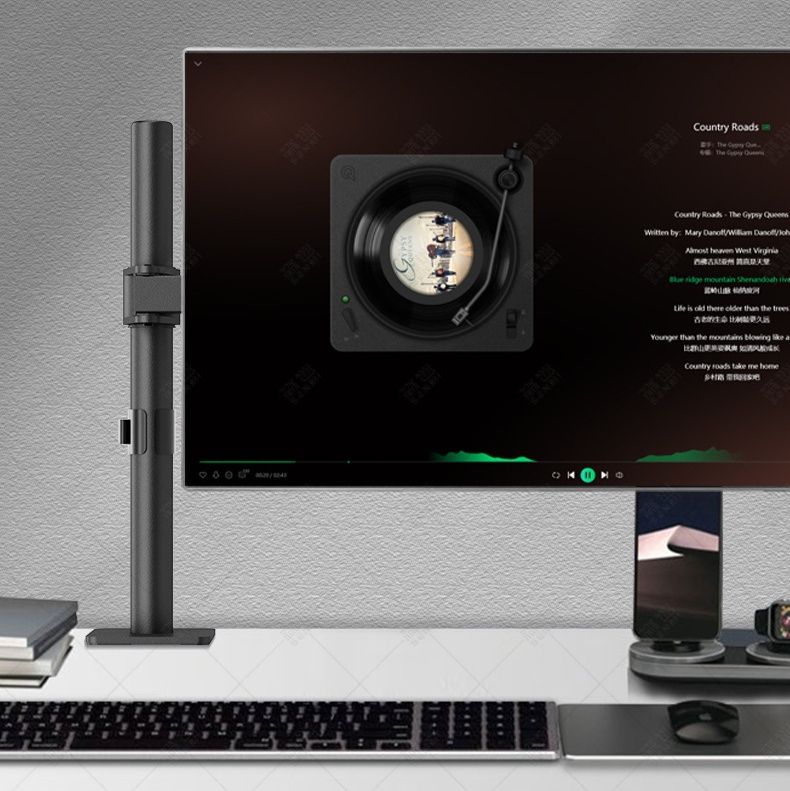 多関節式シングルモニター対応デスク取付型モニターアーム