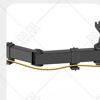 二画面対応水平可動式デスク設置型モニターアーム