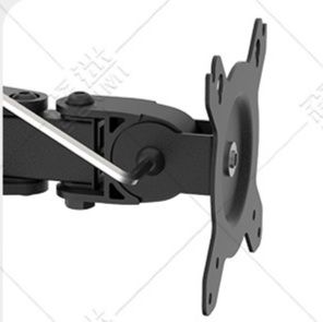 二画面対応水平可動式デスク設置型モニターアーム