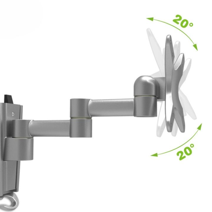 モニターアーム 多関節式モニターアーム省スペース型　壁掛け