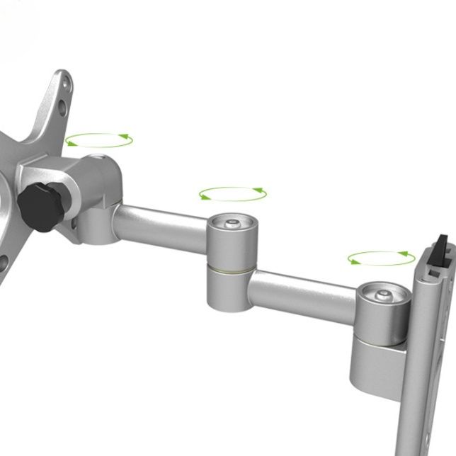 モニターアーム 多関節式モニターアーム省スペース型　壁掛け