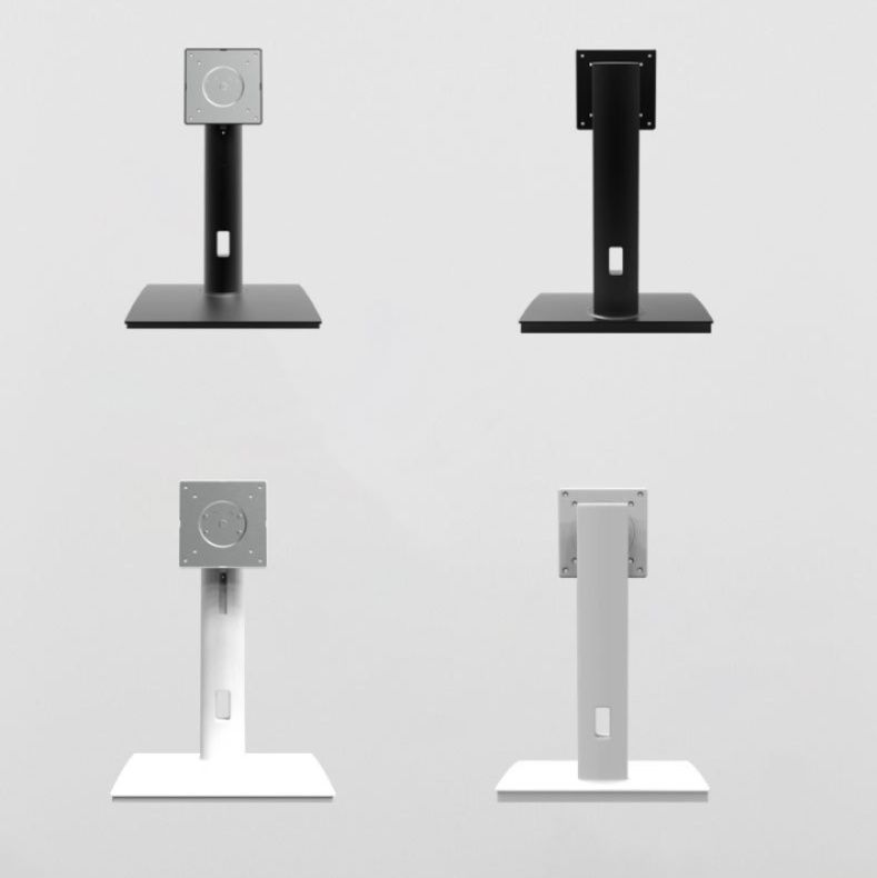 モニターアーム 安定感抜群縦型支柱式モニタースタンド 置き型