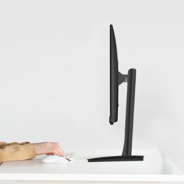 モニターアーム 安定感抜群縦型支柱式モニタースタンド 置き型