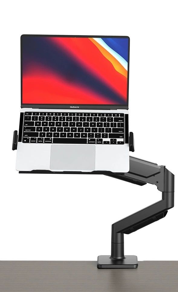 多角度調整機能付きノートPC専用モニターアーム
