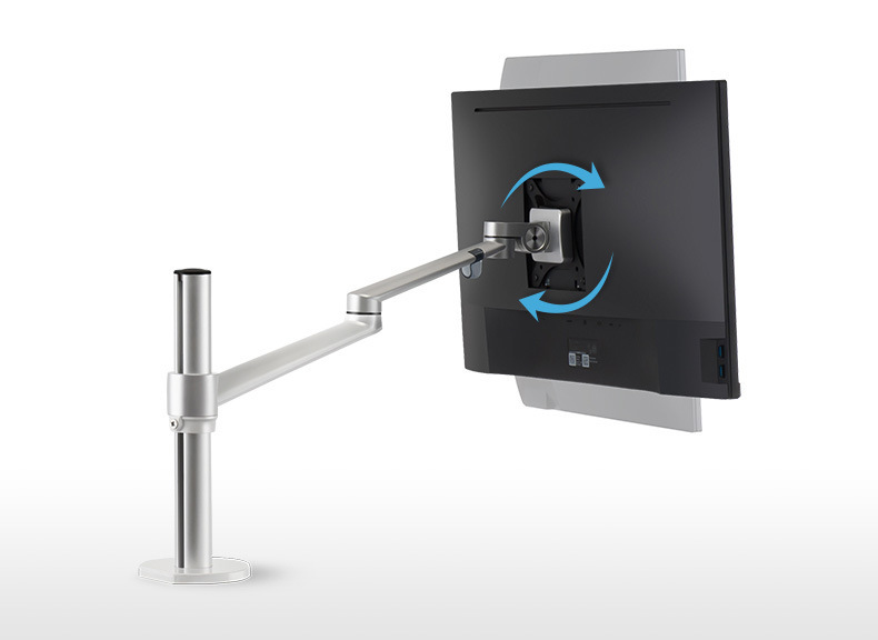 モニターアームデスク 多機能型ノートパソコン用昇降式回転台座