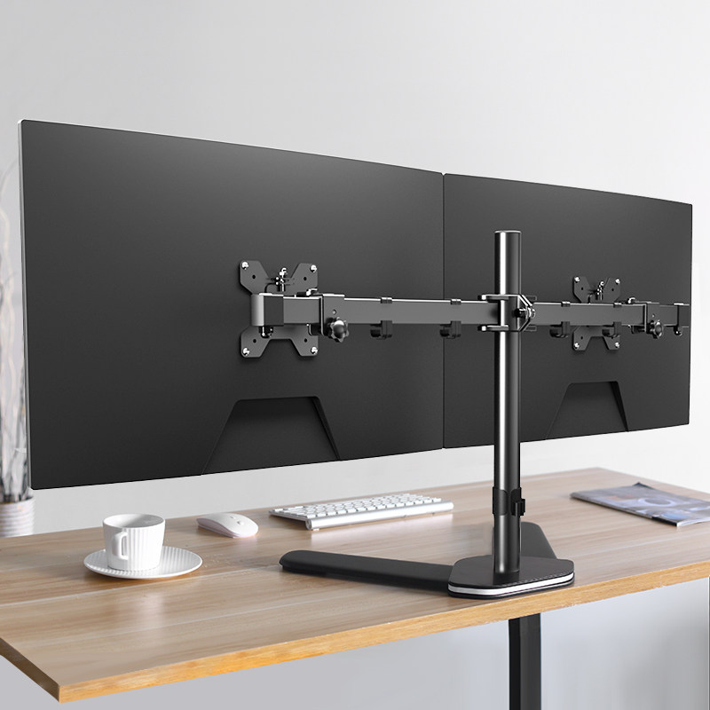 モニターアーム 二画面対応置き型モニターアーム 自立式