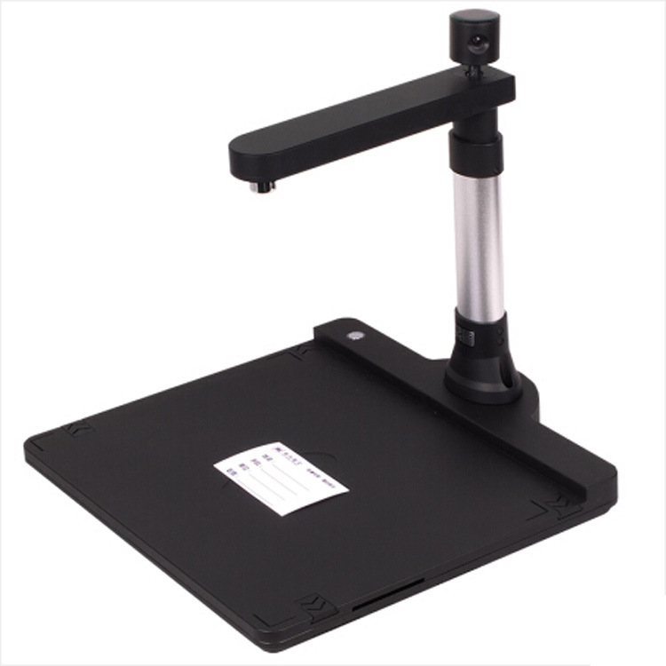 モニターアーム置き型 高さ調節機能付き卓上型書画撮影用支柱式台座