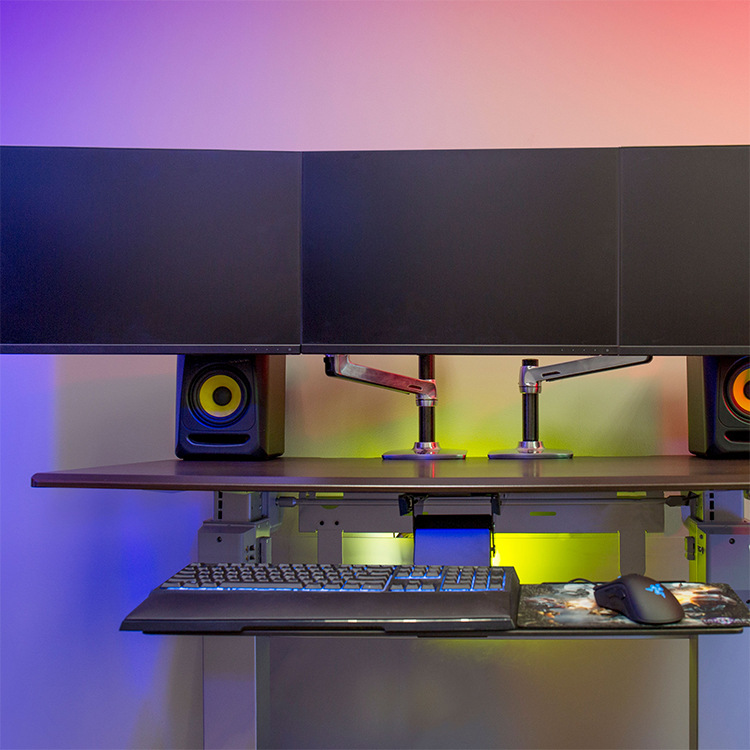 モニターアーム 多関節式二画面対応モニターアーム