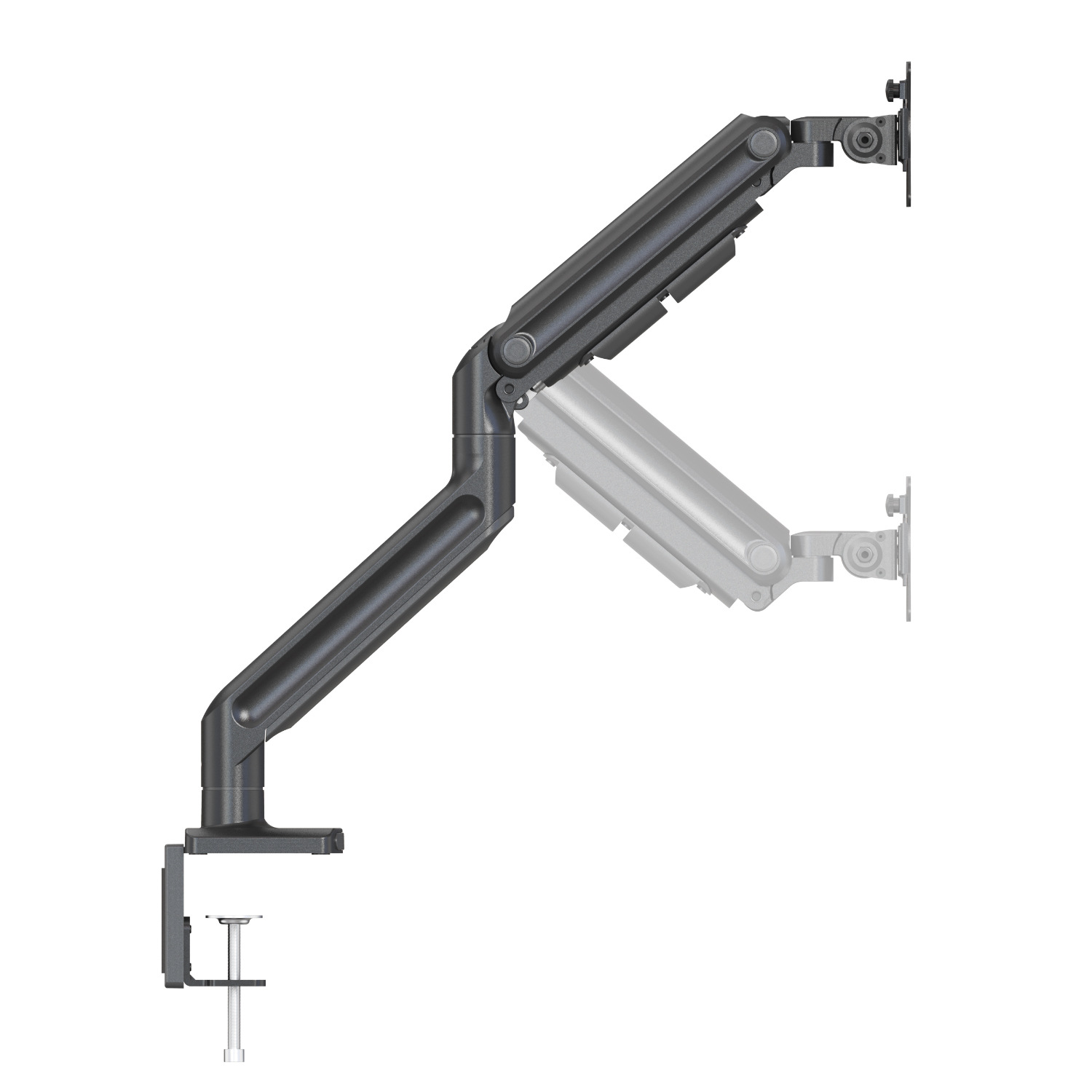 モニターアーム 多関節式机上固定型