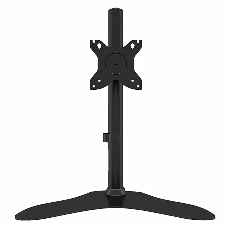 モニターアームデスク 縦横回転対応単軸式自立型モニタースタンド