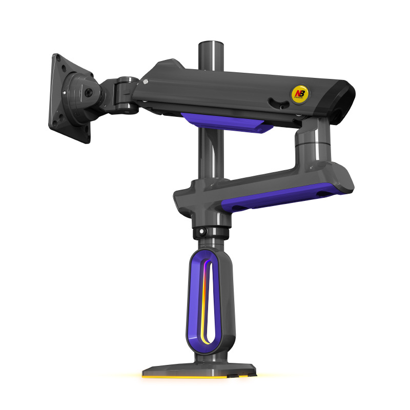 モニターアーム 発光装飾付き多関節式モニターアーム専用　デスク