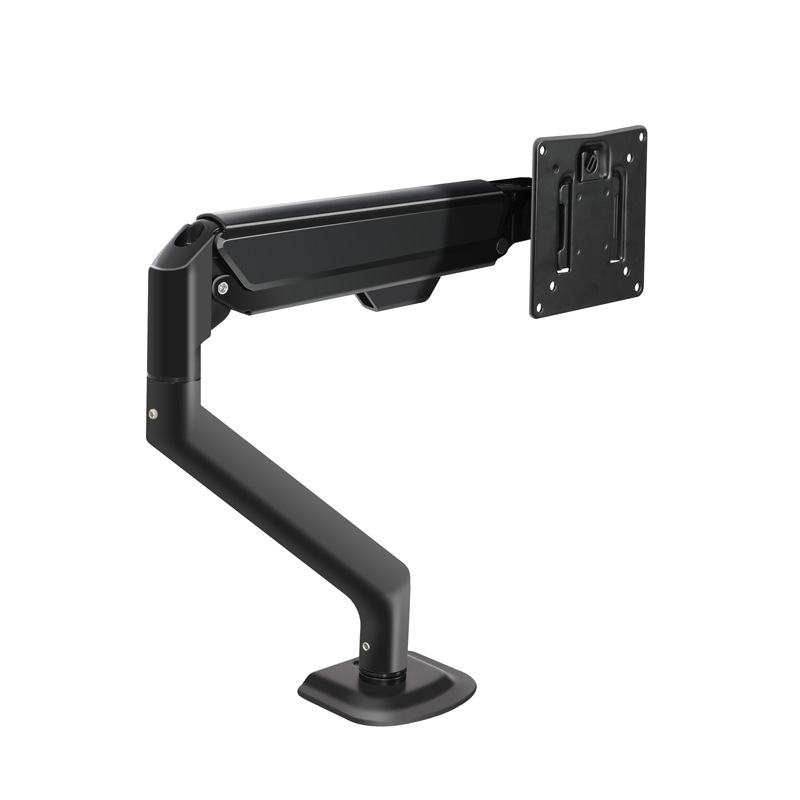 昇降式置き型シングルモニターアームデスク
