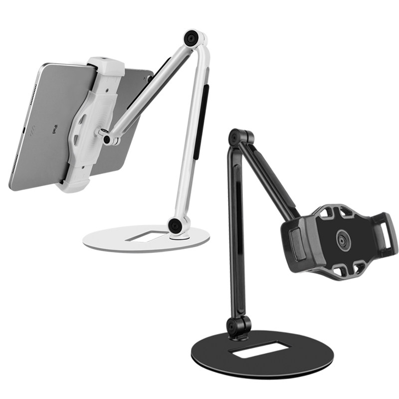 モニターアーム 多機能関節式タブレット端末用置き型スタンド