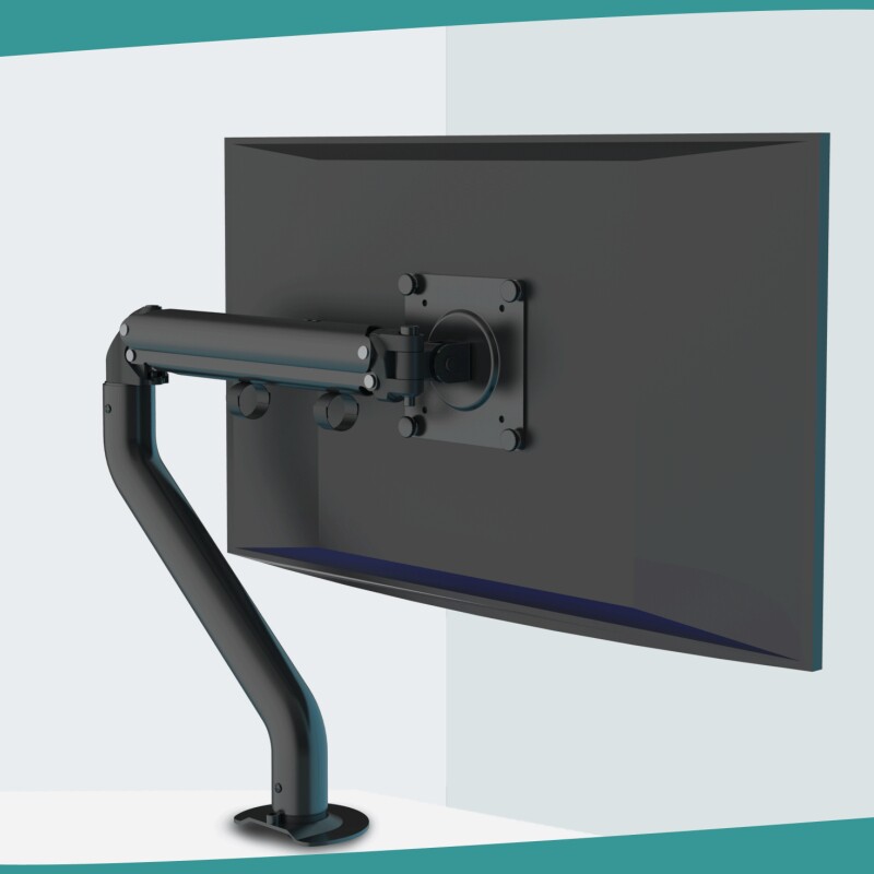モニターアーム 曲線美デザイン画面用昇降式机上設置台