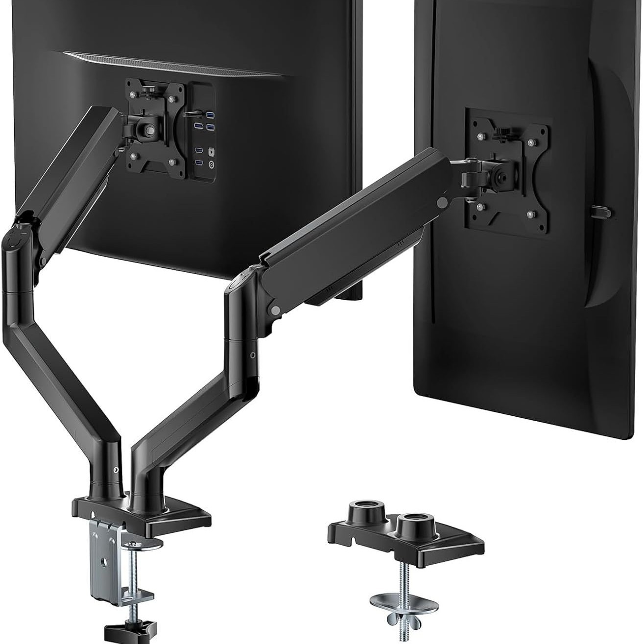 モニターアーム 多関節可動式デュアル液晶画面支持台