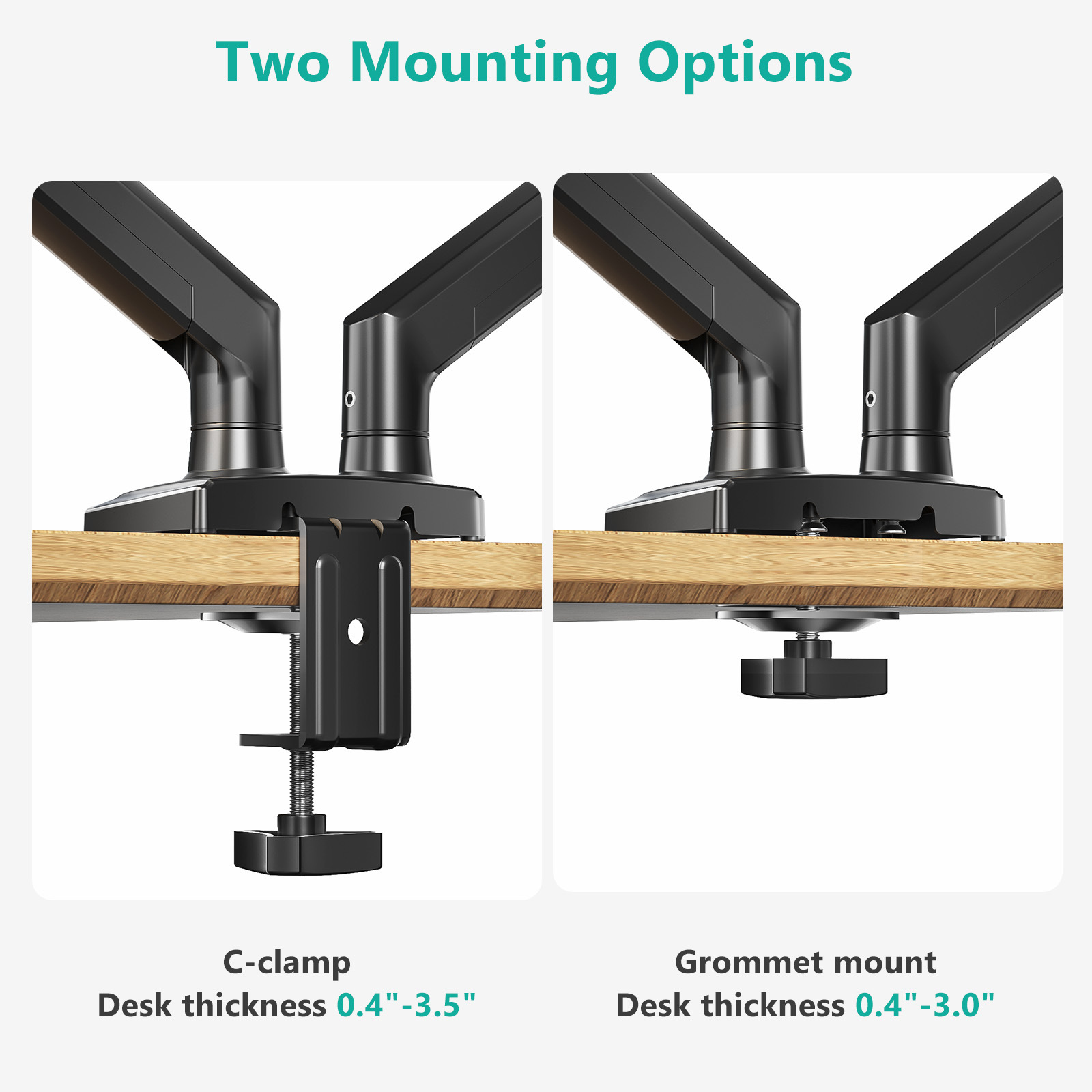 モニターアーム 多関節可動式デュアル液晶画面支持台
