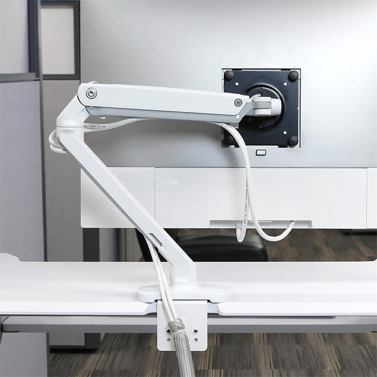 モニターアーム 多関節可動式単腕型卓上設置モニター支持台　デスク