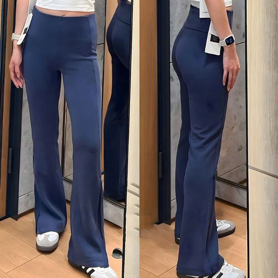 レディースレギンス　 レディーススリムフレアレギンスパンツ