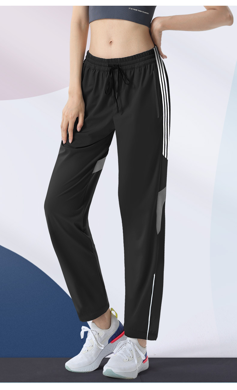 スポーツパンツ 速乾ストレートロングパンツ