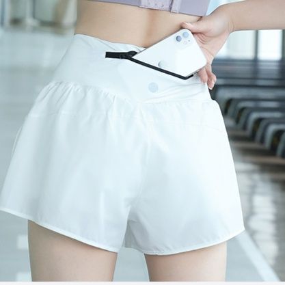 スポーツパンツ スポーツパンツ 快適二重構造ポケット付きショート
