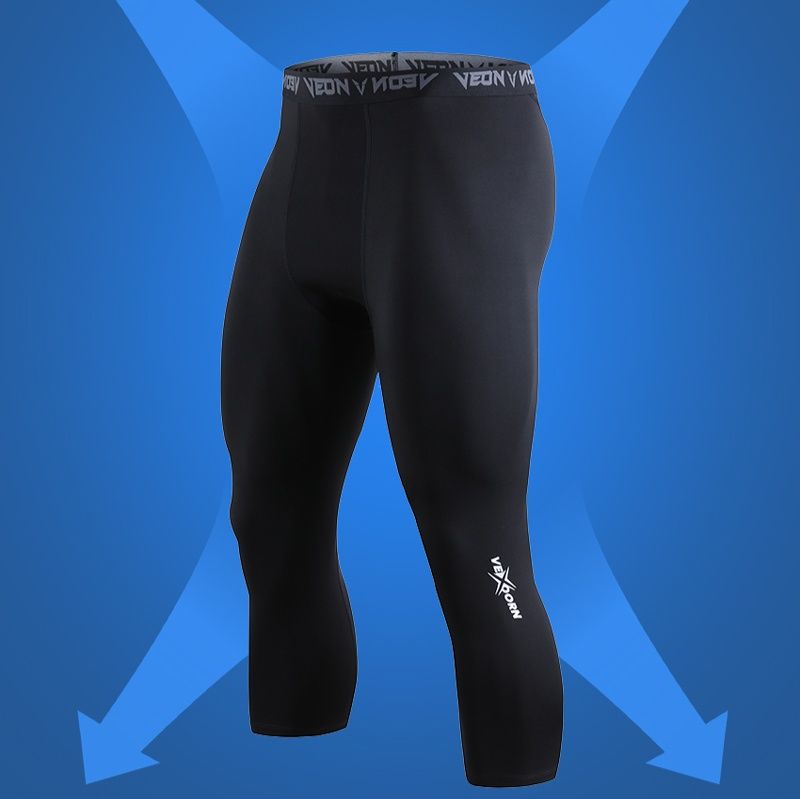 スポーツパンツ 四面弾力 圧縮スポーツロングパンツ