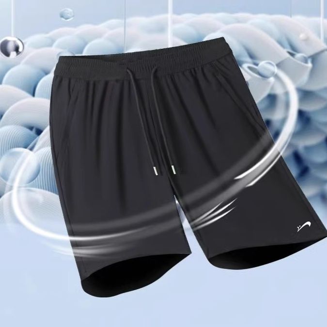 スポーツパンツ 四面弾力速乾ショートパンツ